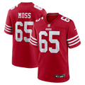 Drew Moss San Francisco 49ers Team Game Jersey - Scarlet
