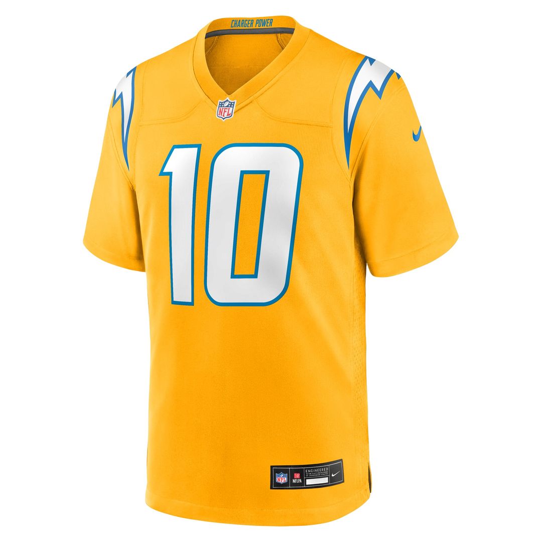 Justin Herbert Los Angeles Chargers Player Game Jersey - Powder Blue