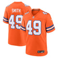Dennis Smith Denver Broncos Retired Player Alternate Game Jersey - Orange