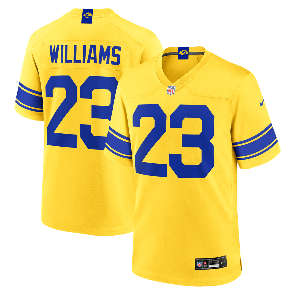 Kyren Williams Los Angeles Rams Classic Sol Game Jersey