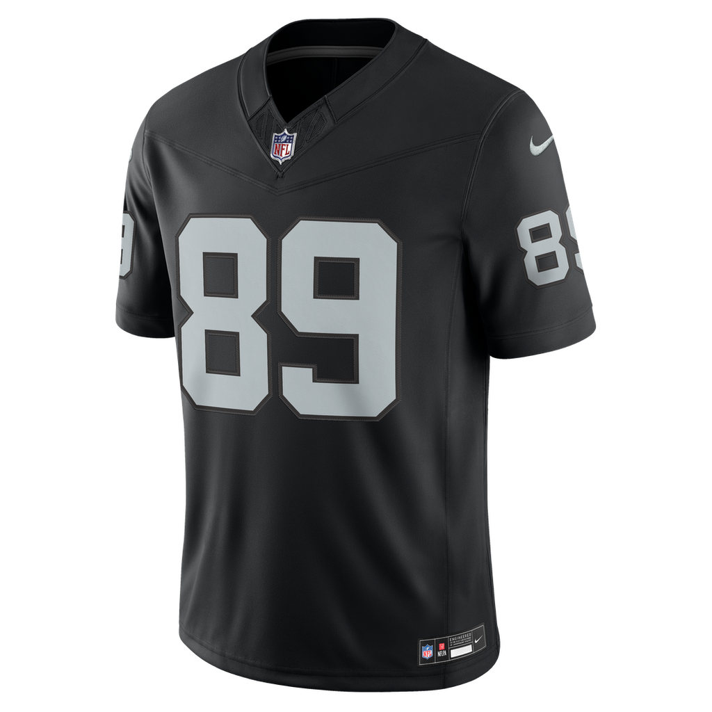 Brock Bowers Las Vegas Raiders Team Vapor F.U.S.E. Stitched Limited Jersey - Black