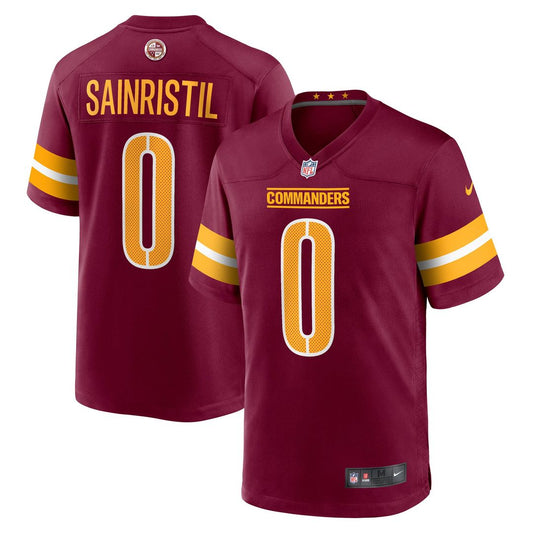 Mike Sainristil Washington Commanders Game Jersey - Burgundy