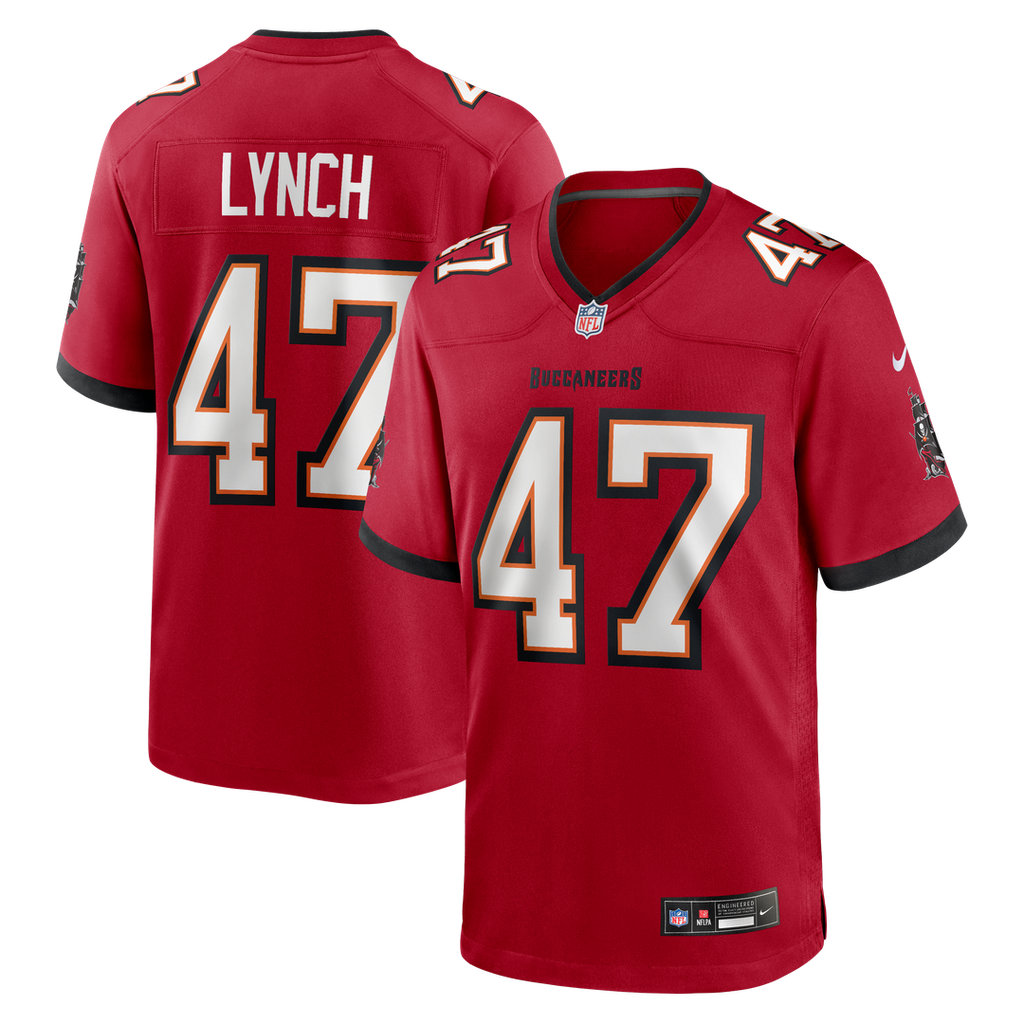 John Lynch Tampa Bay Buccaneers Game Retired Player Jersey - Red