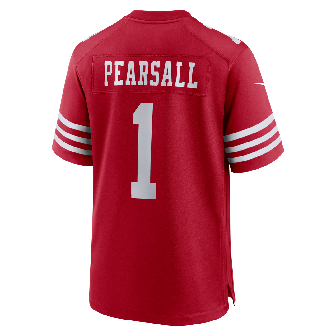 Ricky Pearsall San Francisco 49ers Team Game Jersey - Scarlet