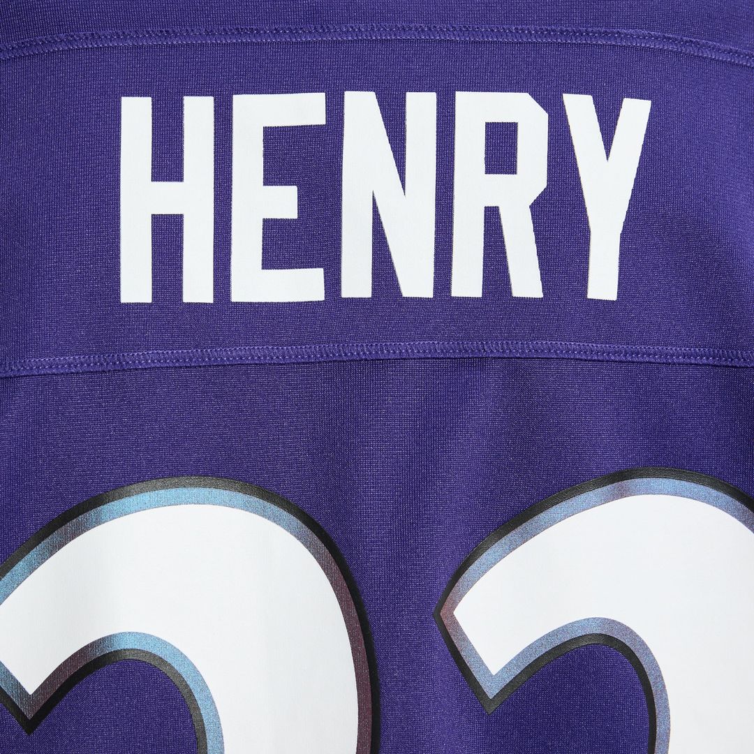 Derrick Henry Baltimore Ravens Team Game Jersey - Purple