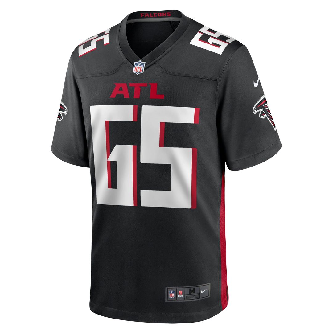 Matthew Bergeron Atlanta Falcons Team Game Jersey - Black