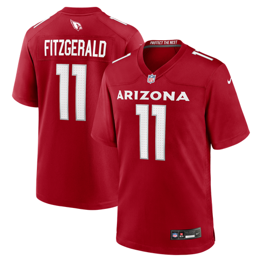 Larry Fitzgerald Arizona Cardinals Team Retired Game Jersey - Cardinal