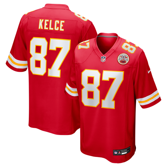 Travis Kelce Kansas City Chiefs Game Jersey - Red