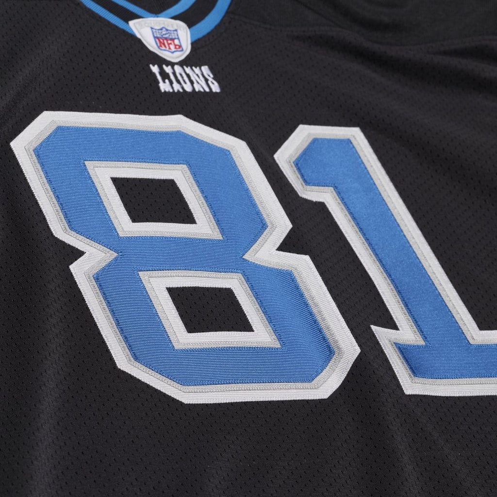 Calvin Johnson Detroit Lions 2007 Authentic Throwback Retired Player Jersey - Blue