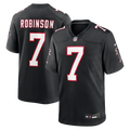 Bijan Robinson Atlanta Falcons Throwback Game Jersey - Black