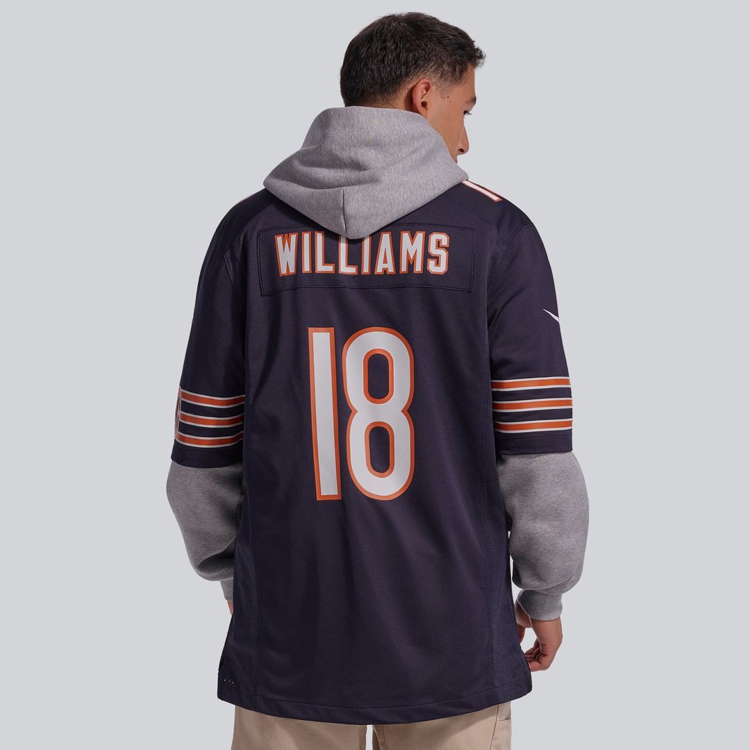 Caleb Williams Chicago Bears Player Game Jersey - Navy