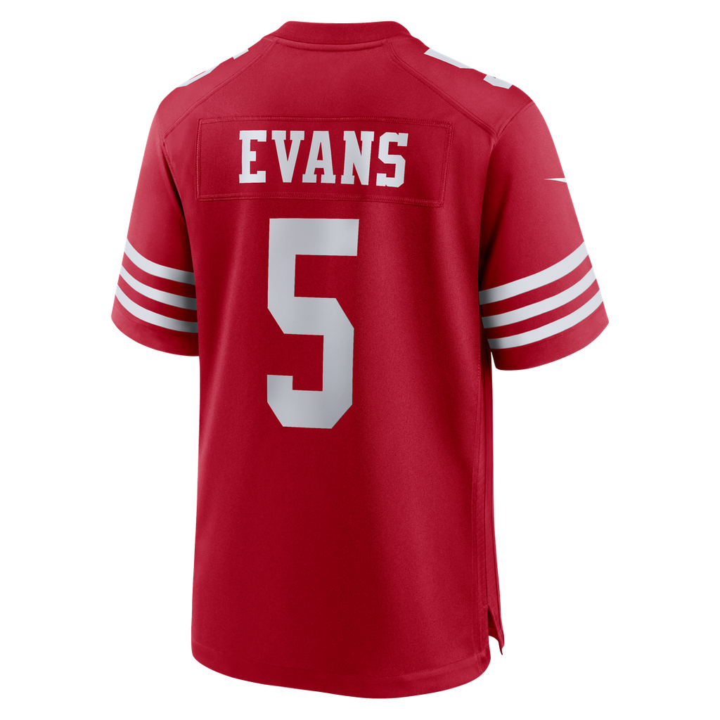 Mike Evans San Francisco 49ers Game Jersey - Scarlet