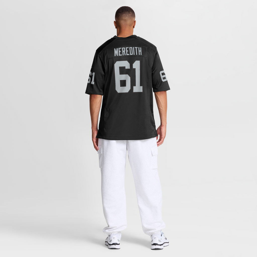 Jordan Meredith Las Vegas Raiders Game Player Jersey - Black