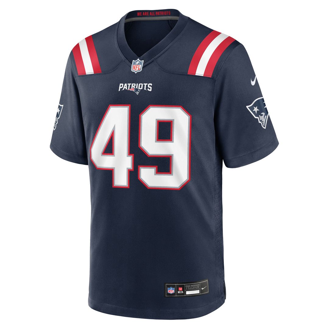 Chad Muma New England Patriots Team Game Jersey - Navy