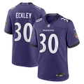Ryan Eckley Baltimore Ravens Team Game Jersey - Purple