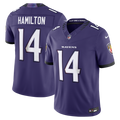 Kyle Hamilton Baltimore Ravens Team Vapor F.U.S.E. Stitched Limited Jersey - Purple