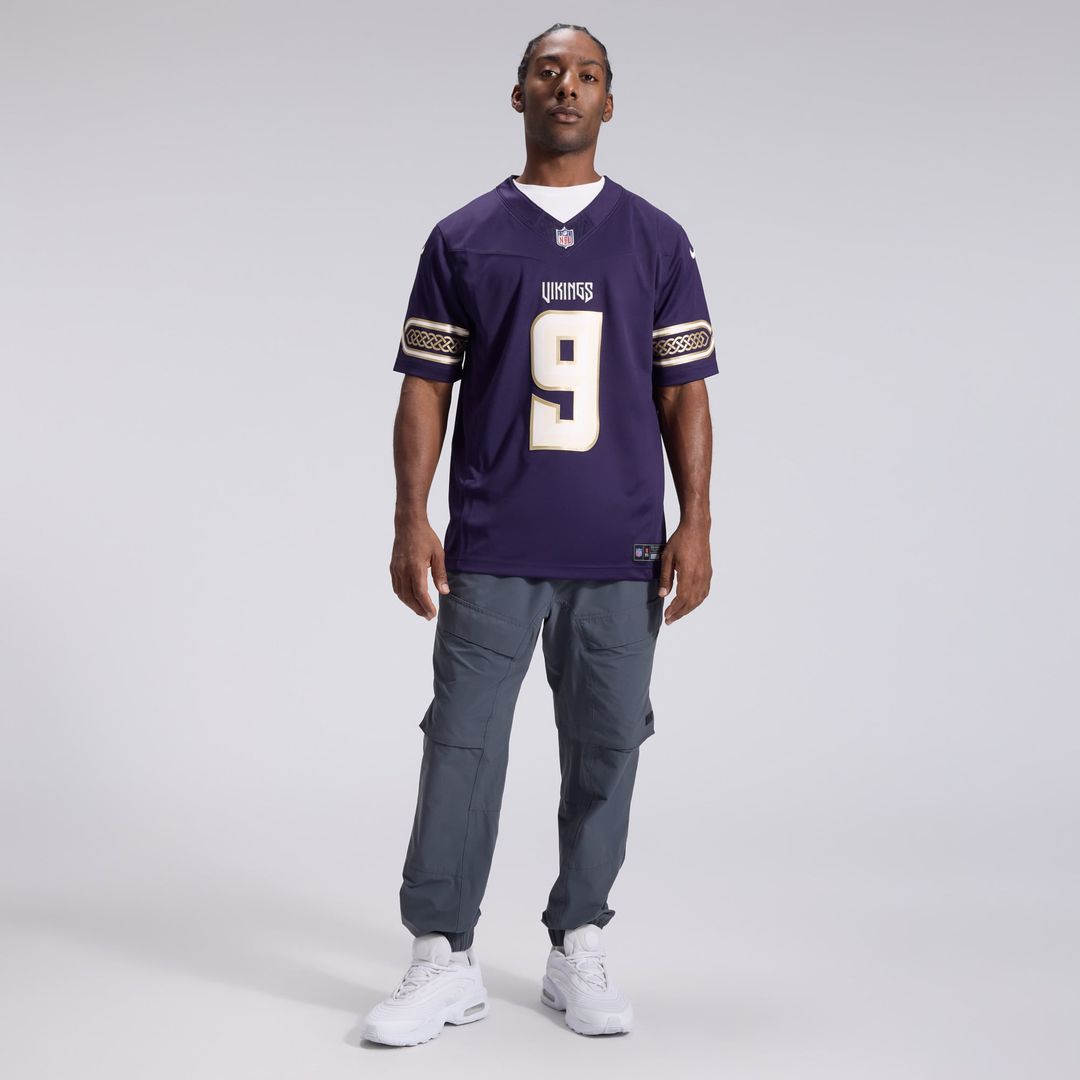J.J. McCarthy Minnesota Vikings 2026 Rivalries Collection Stitched Limited Jersey - Purple
