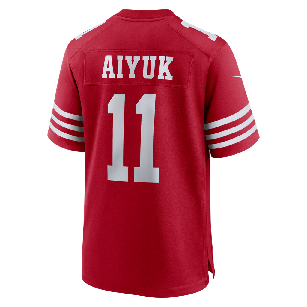 Brandon Aiyuk San Francisco 49ers Game Player Jersey - Scarlet