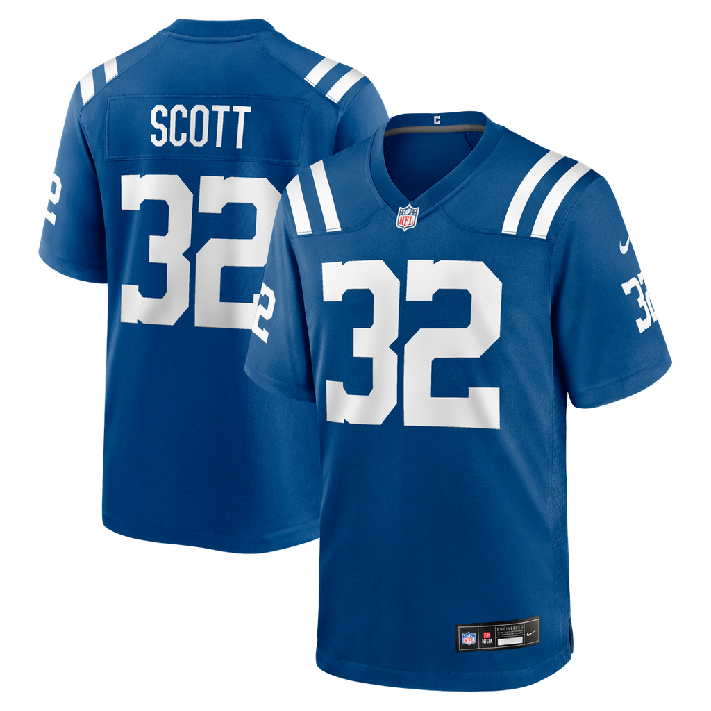 Daniel Scott Indianapolis Colts Team Game Jersey - Royal