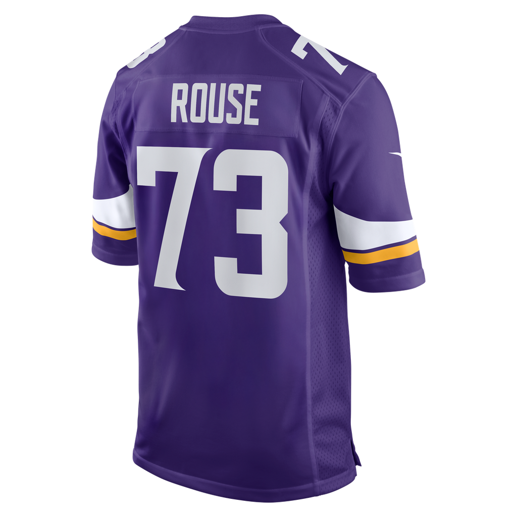 Walter Rouse Minnesota Vikings Team Game Jersey - Purple