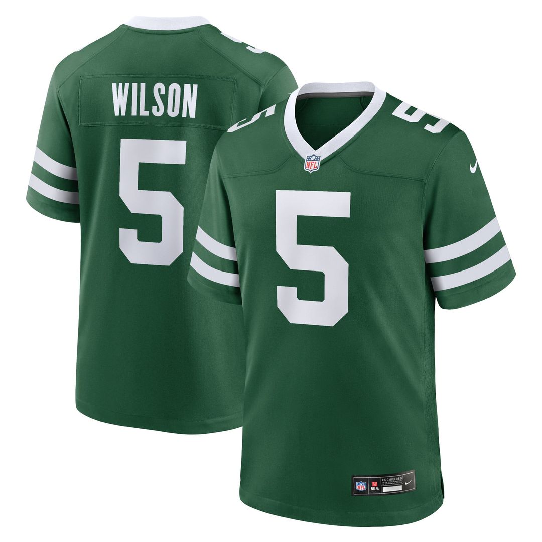 Garrett Wilson New York Jets Game Jersey - Legacy White