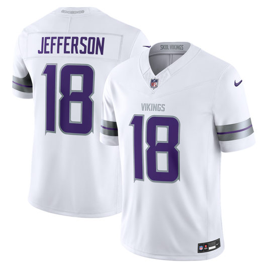 Justin Jefferson Minnesota Vikings Alternate Vapor F.U.S.E. Stitched Limited Jersey - White