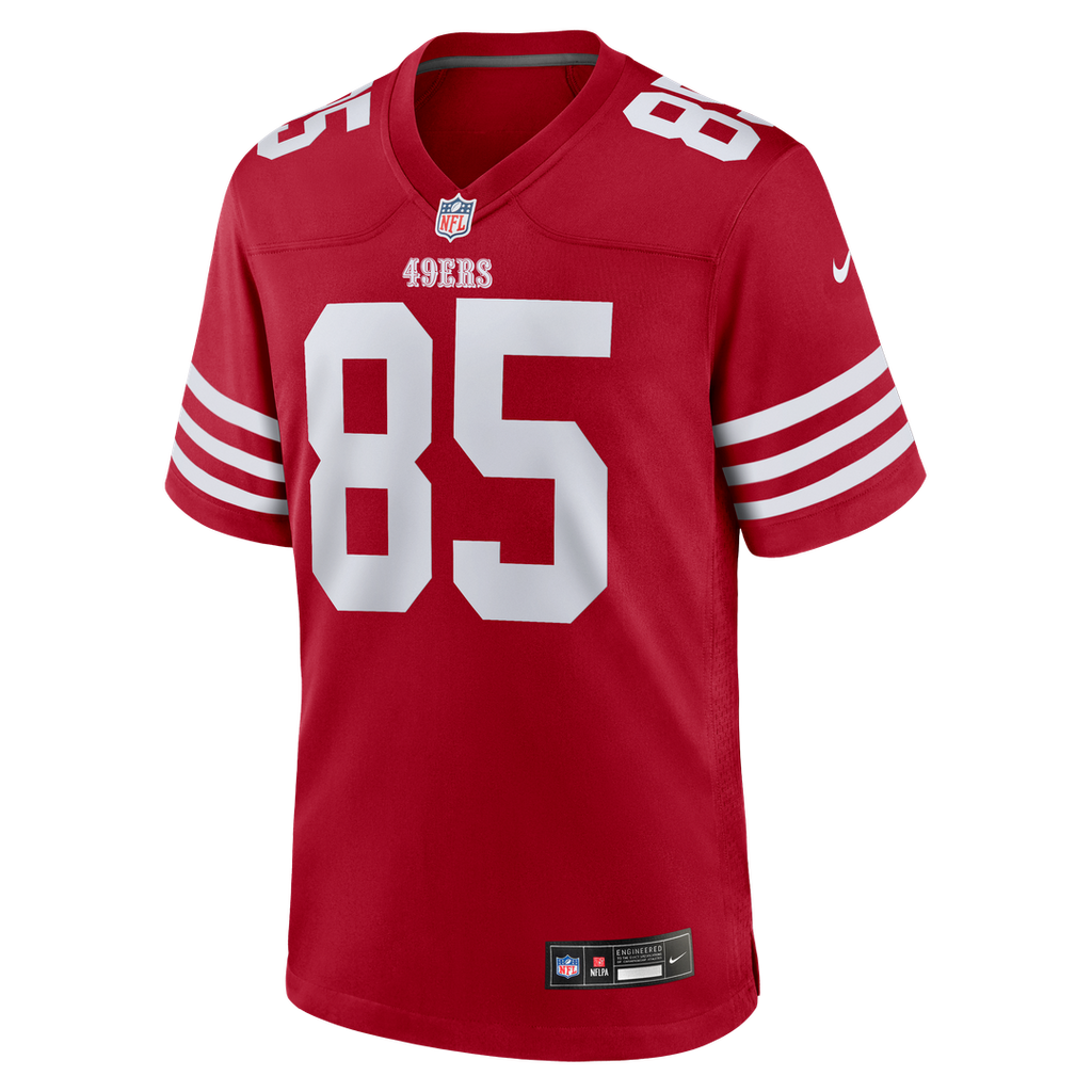 George Kittle San Francisco 49ers Team Game Jersey - Scarlet