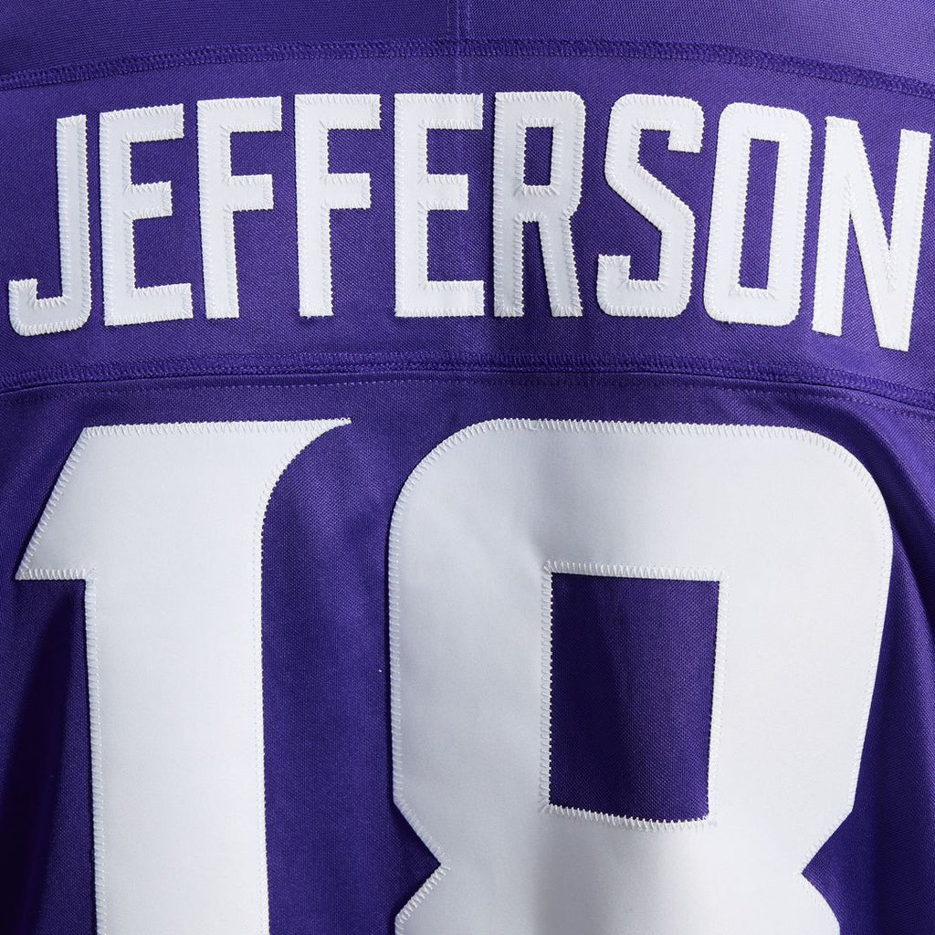 Justin Jefferson Minnesota Vikings Team Vapor F.U.S.E. Stitched Limited Jersey - Purple