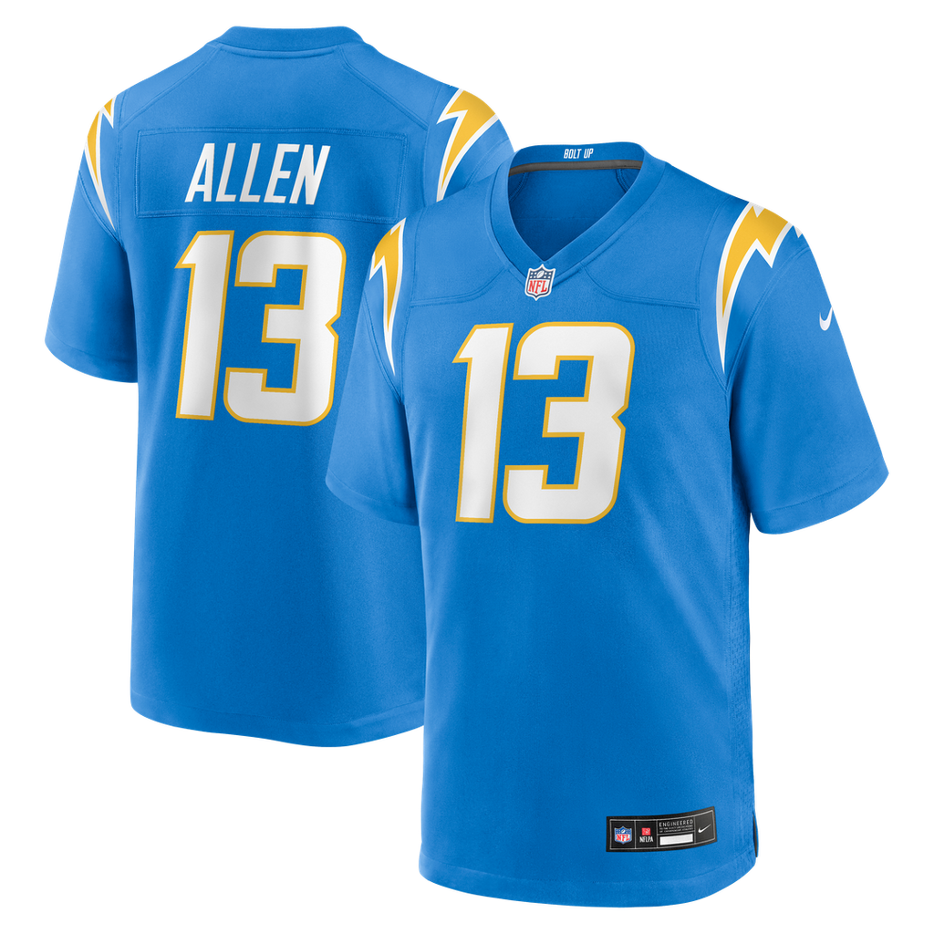 Keenan Allen Los Angeles Chargers Game Player Jersey - Powder Blue