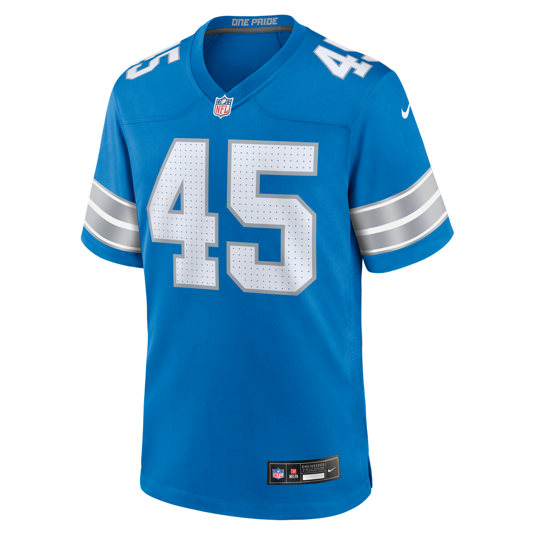 Devin White Detroit Lions Team Game Jersey - Blue