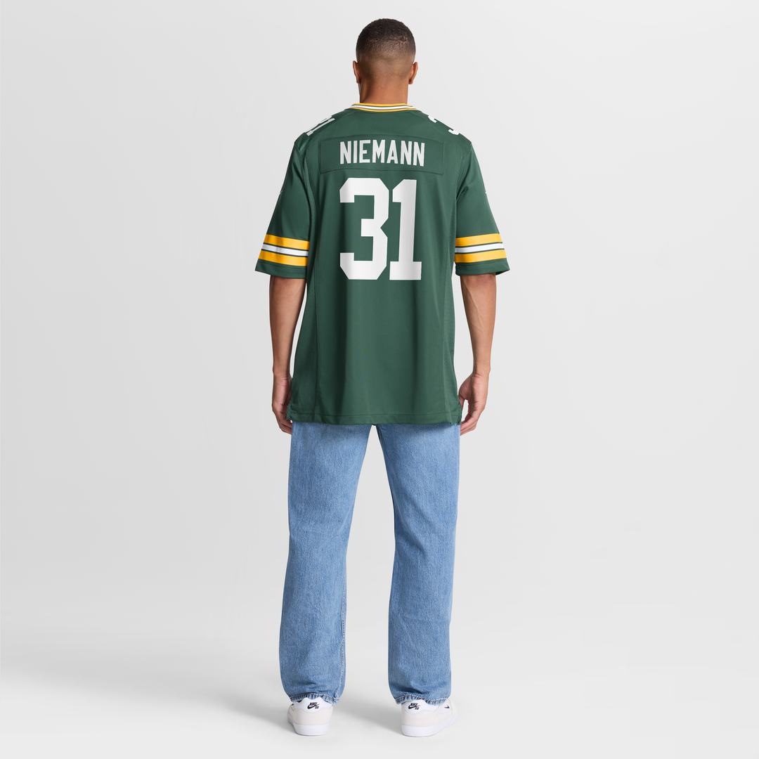 Nick Niemann Green Bay Packers Team Game Jersey - Green
