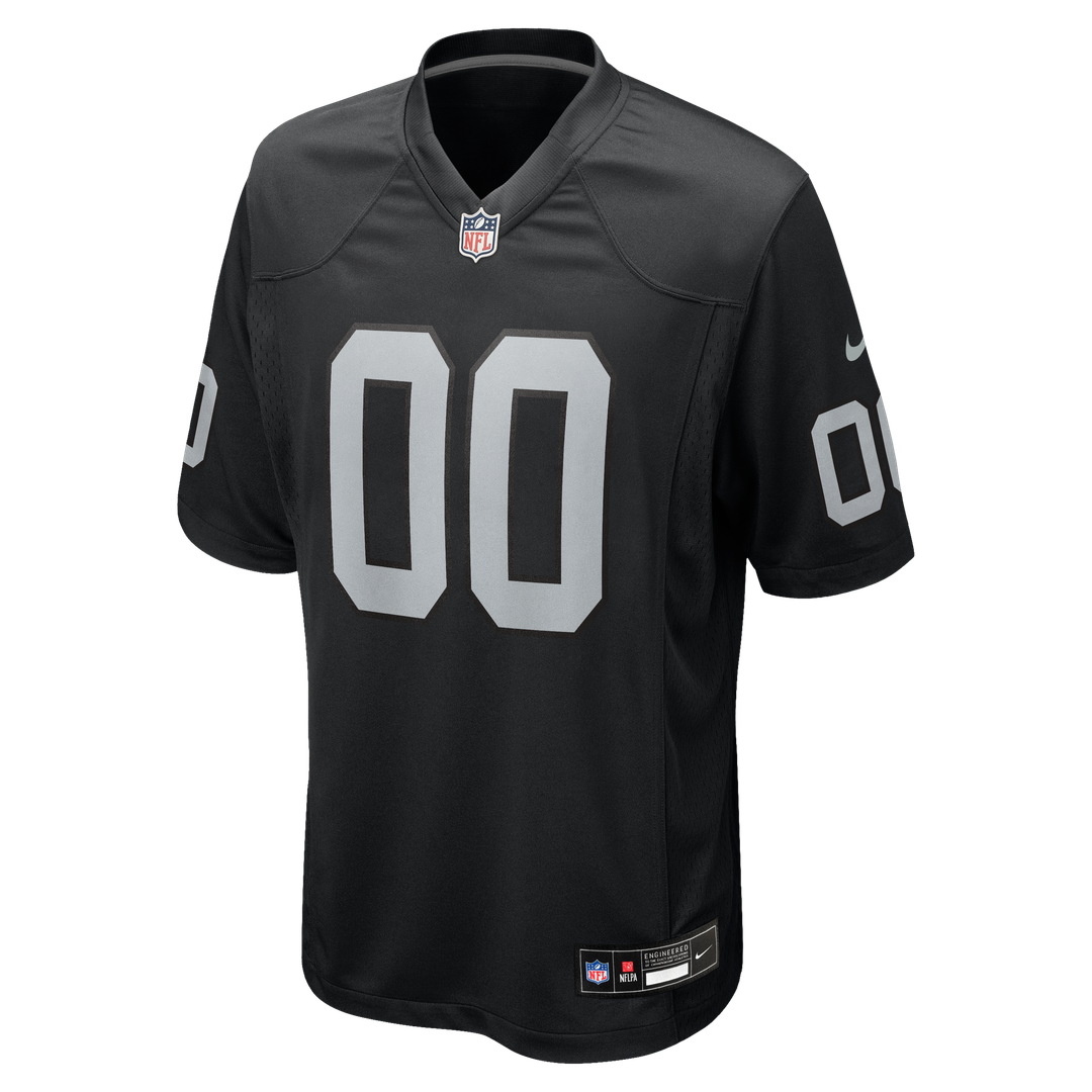 Jim Otto Las Vegas Raiders Game Retired Player Jersey - Black