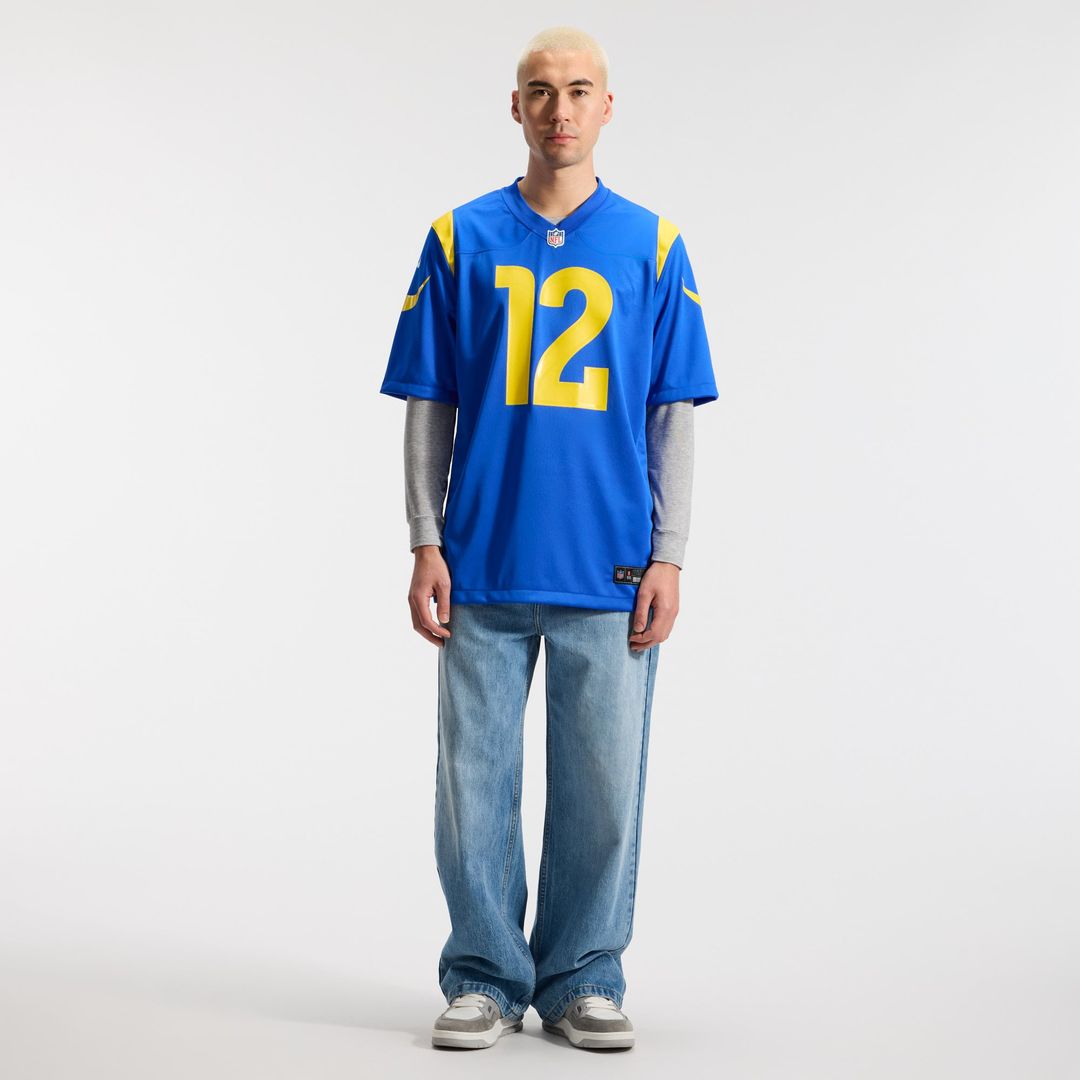 Puka Nacua Los Angeles Rams Team Game Player Jersey - Royal