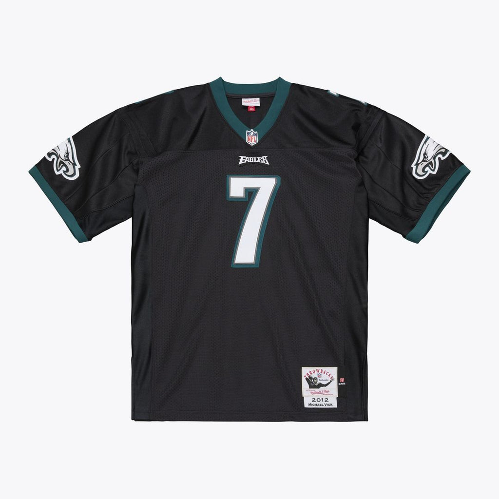 Michael Vick Philadelphia Eagles 2012 Authentic Throwback Jersey - Black