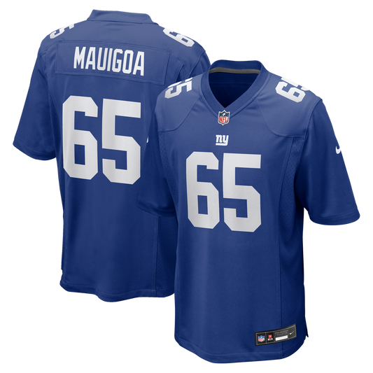 Francis Mauigoa New York Giants Team Game Jersey - Royal