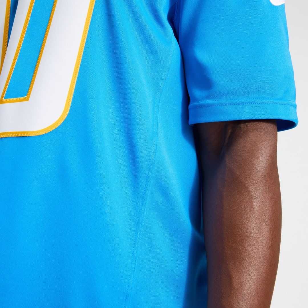 Justin Herbert Los Angeles Chargers Team Vapor F.U.S.E. Stitched Limited Jersey - Powder Blue