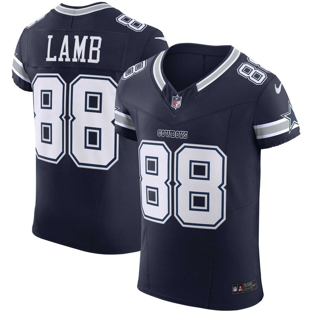 CeeDee Lamb Dallas Cowboys Team Vapor F.U.S.E. Elite Jersey - Navy