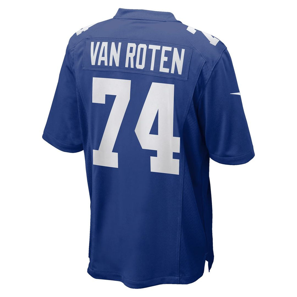 Greg Van Roten New York Giants Team Game Jersey - Royal