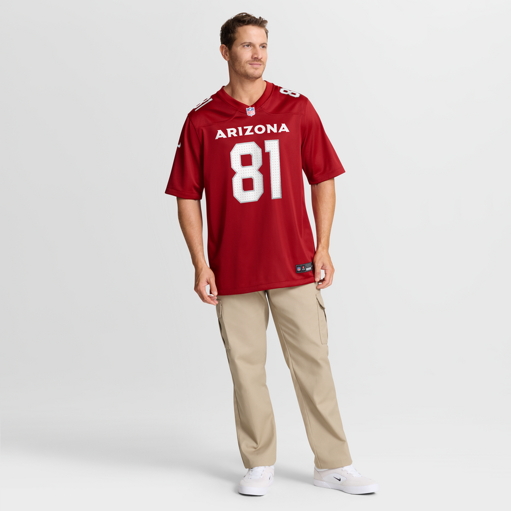 Travis Vokolek Arizona Cardinals Team Game Jersey - Cardinal