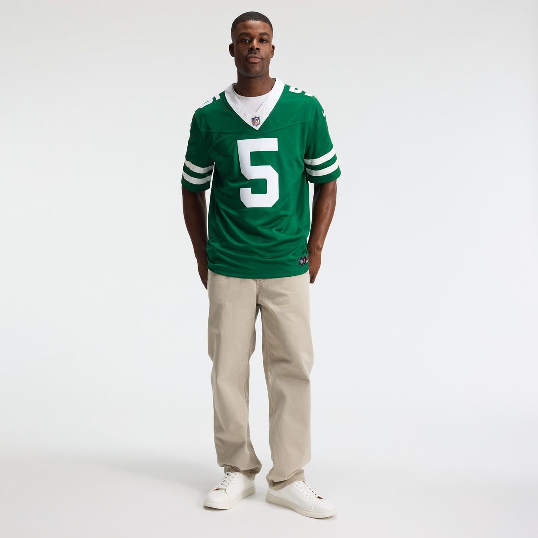 Garrett Wilson New York Jets Team Vapor F.U.S.E. Stitched Limited Jersey - Legacy Green