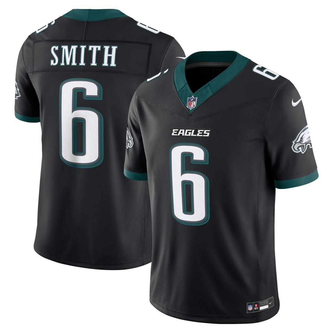 DeVonta Smith Philadelphia Eagles Alternate Vapor F.U.S.E. Stitched Limited Jersey - Black