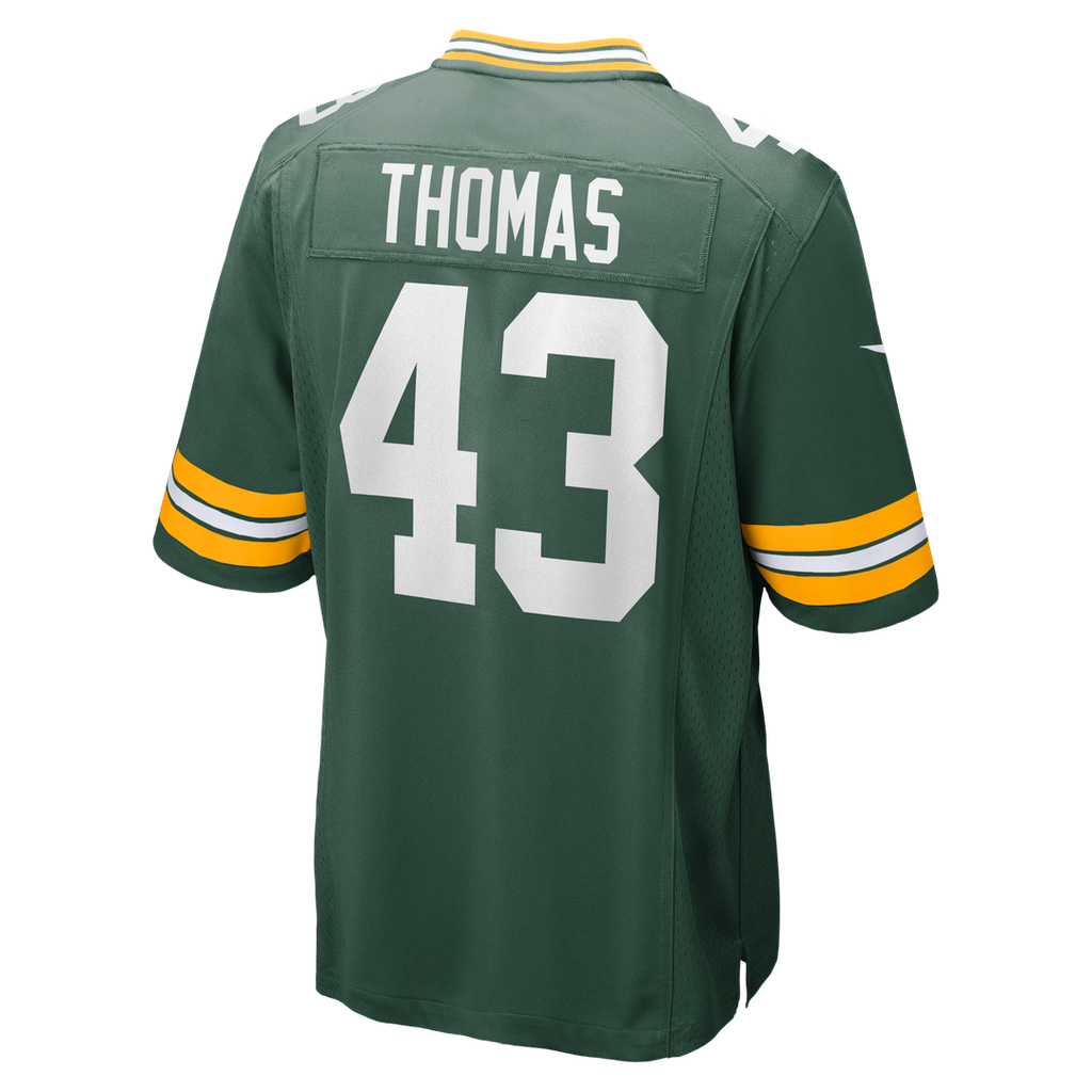 Kiondre Thomas Green Bay Packers Game Player Jersey - Green