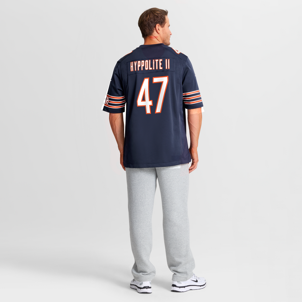 Ruben Hyppolite II Chicago Bears Team Game Jersey - Navy