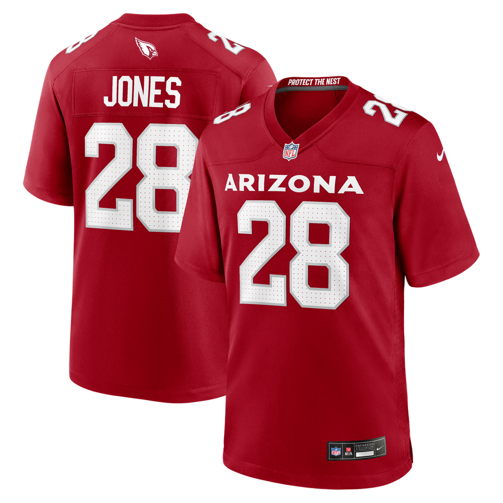 Elijah Jones Arizona Cardinals Team Game Jersey - Cardinal