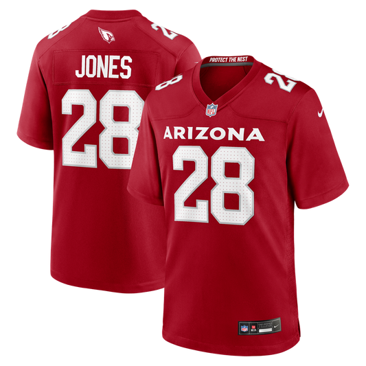 Elijah Jones Arizona Cardinals Team Game Jersey - Cardinal