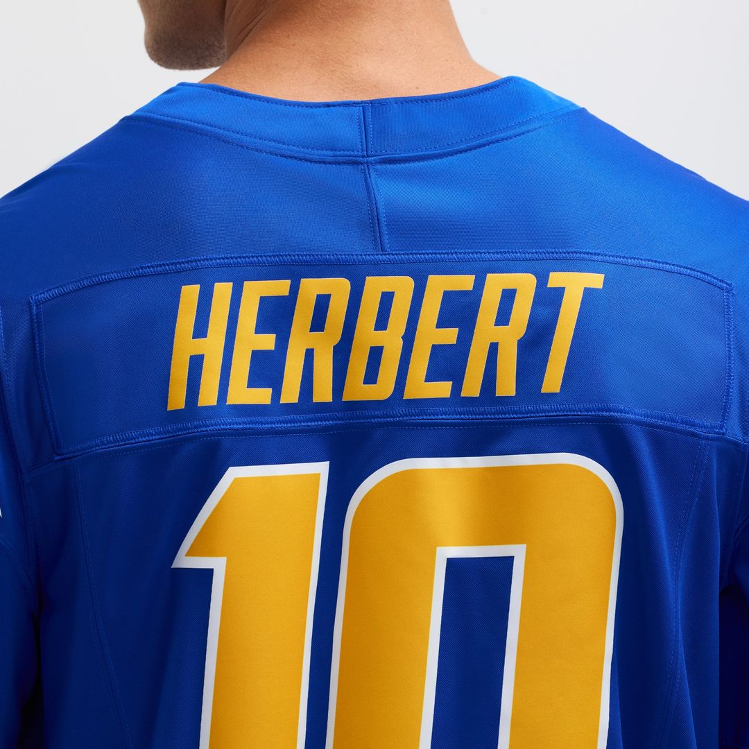 Justin Herbert Los Angeles Chargers Alternate Charger Power Vapor F.U.S.E. Limited Jersey - Gold