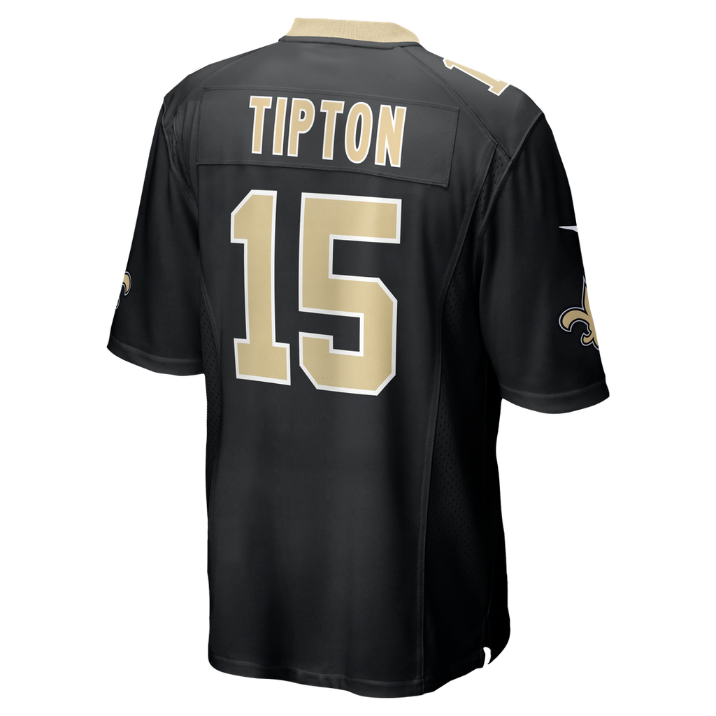 Mason Tipton New Orleans Saints Team Game Jersey - Black