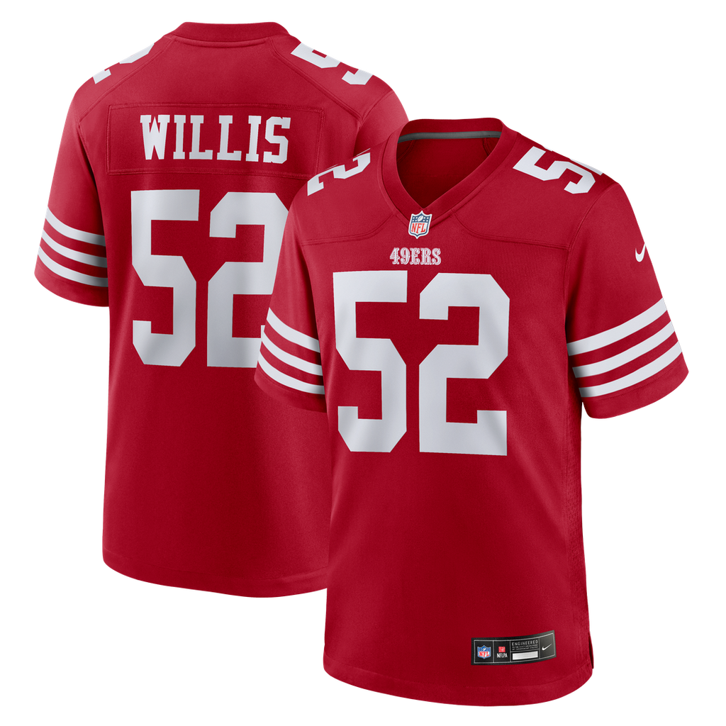 Patrick Willis San Francisco 49ers Retired Player Game Jersey - Scarlet