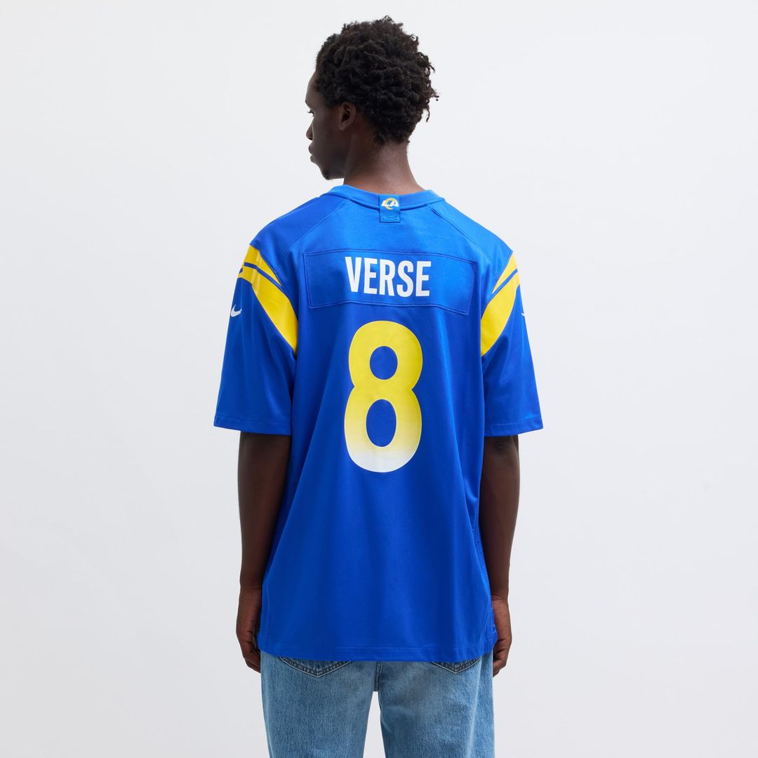 Jared Verse Los Angeles Rams White Game Player Jersey - White