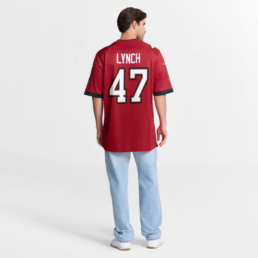 John Lynch Tampa Bay Buccaneers Game Retired Player Jersey - Red